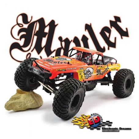 ftx mauler 4x4 rock crawler brushed 1/10 rtr rosso