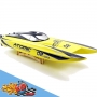 volantex racent atomic 70cm brushless racing boat (yellow) rtr