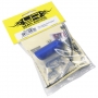 yeah racing bombola nitro blu per bilanciamento modelli da drift 23gr in alluminio con supporto