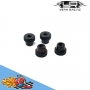 yeah racing dadi ruote per setup system in alluminio colore nero