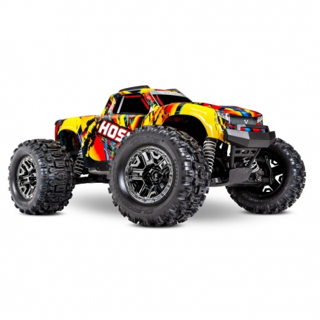 TRAXXAS Hoss 4wd Monster Truck 1:10 Brushless VXL-3s TSM - Solar Flare