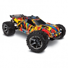 TRAXXAS Rustler VXL 4wd Brushless TSM - Solar Flare