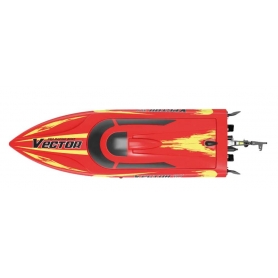 Vector 30 Brushed RTR Racing Boat (Red)