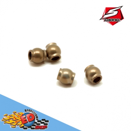 sworkz aluminium shock ball stud 6mmxl6.7