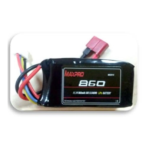 MAXPRO LIPO 30C 11,1V 860MAH 3S