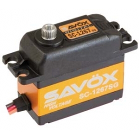 SAVOX SC-1267 HV Ultra Speeed, servo digital, coreless, alu case, 2BB, 21 kg 0,095sec, 7,4V, 62gr