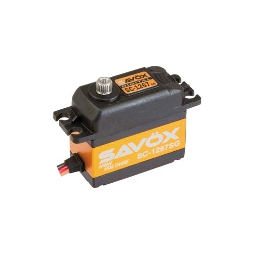 SAVOX SC-1267 HV Ultra Speeed, servo digital, coreless, alu case, 2BB, 21 kg 0,095sec, 7,4V, 62gr