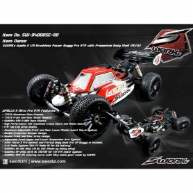 S-Workz APOLLO 1/8 4WD Off-Road Brushless Power Buggy Pro RTR 2022