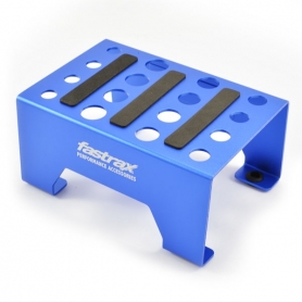 FASTRAX Supporto Modello Alto in Alluminio Anodizzato BLU