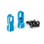 Yeah Racing Colonnine supporto servo regolabili in alluminio BLU