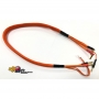 MonkeyKingRc Cavo professionale per ricarica batterie 2S XH 30mm ORANGE 60cm 12AWG