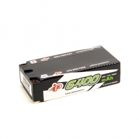 INTELLECT 6400/120C 2S HV 7.6V batteria LiPo HARDCASE SHORTY 25mm Graphene plug 5mm
