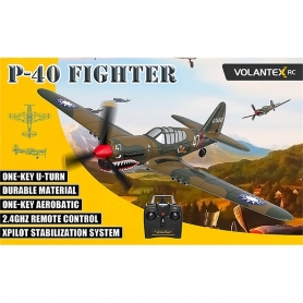 VOLANTEX P40 Warhawk 400mm 4CH Brushed Aereo RTF EPP con Gyro