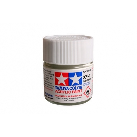 TAMIYA 81702  XF-2 Flat White  Colore Acrilico Opaco 10ml