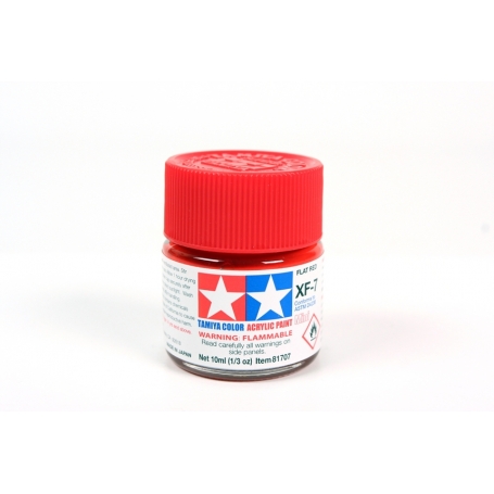 TAMIYA 81707 XF-7 Flat Red Colore Acrilico Opaco 10ml