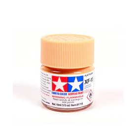 TAMIYA 81715 XF-15 Flat Flesh Colore Acrilico Opaco 10ml