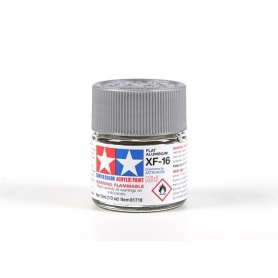 TAMIYA 81716 XF-16  Flat Aluminum Colore Acrilico Opaco 10ml