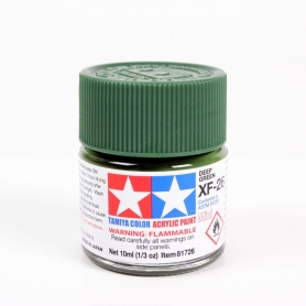 TAMIYA TC81726 XF-26 Deep Green Colore Acrilico Opaco 10ml