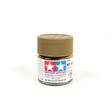 TAMIYA 81749 XF-49 Khaki Colore Acrilico Opaco 10 ml