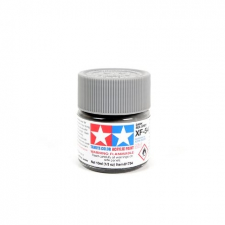 TAMIYA 81754 XF-54 Dark Sea Grey Colore Acrilico Opaco 10ml