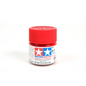 TAMIYA 81507 X-7 Red Colore Acrilico Lucido 10ml