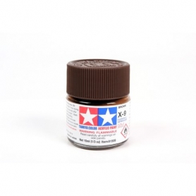 TAMIYA 81509 X-9 Brown Colore Acrilico Lucido 10ml