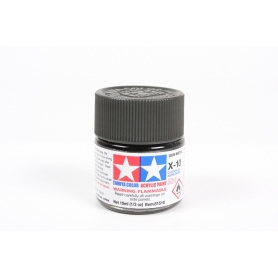 TAMIYA TC81510 X-10 Gun Metal Colore Acrilico Lucido 10ml