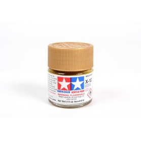 TAMIYA 81512 X-12 Gold Leaf Colore Acrilico Lucido 10ml