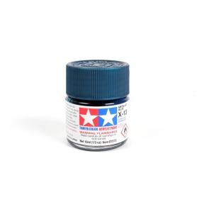 TAMIYA 81513 X-13 Metallic Blue Colore Acrilico Lucido 10ml