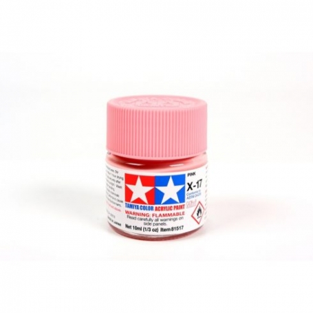 TAMIYA 81517 X-17 Pink Colore Acrilico Lucido 10ml