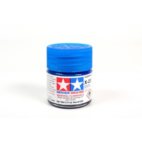 TAMIYA 81523 X-23 Clear Blue Colore Acrilico Lucido 10ml