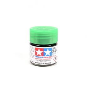 TAMIYA 81525 X-25 Clear Green Colore Acrilico Lucido 10ml