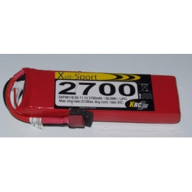 LIPO XELL-SPORT 11.1V 2700MAH 3S 30C