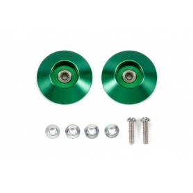 Tamiya 95609 Rotelle Coniche Alluminio Da 19mm Green