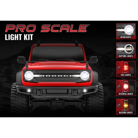 Kit Luci Led PRO-SCALE Completo per Carrozzeria 9711 Ford Bronco