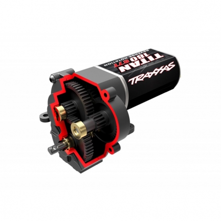 Trasmissione Centrale Completa assemblata con Motore Titan 87T(low range(crawl)gearing)(40.3:1 reduction ratio)