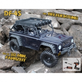 Crawler in scala DF-4S con illuminazione – Edizione BLACK