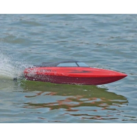 Motoscafo VECTOR SR65 BRUSHLESS ARTR RACING BOAT (RED)