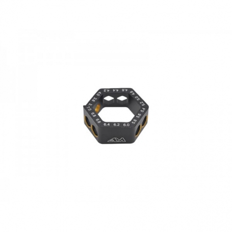 Calibro di Caduta AM 3,6-7,0 mm (0,2mm) Black Golden - AM-171101