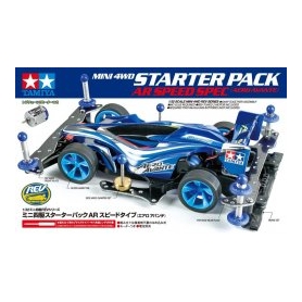 Tamiya 18706 mini4WD STARTER PACK AVANTE Telaio AR