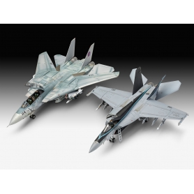 Revell 05677 F-14 + F/A-18E Top Gun 2 Movie Set