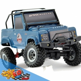 FTX Outback MINI 2.0 RANGER 1/24 4×4 Scaler RTR con luci BLU SCURO