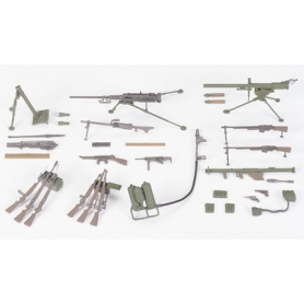 Tamiya 35121 Set Armi Fanteria Usa 1/35 In Kit di Montaggio