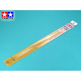Tamiya 70158 Tondino plastica morbida trasparente 2 mm (Lunghezza 40 cm) 6 pz