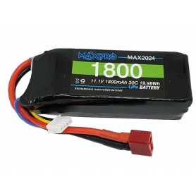 Batteria Lipo MAXPRO LIPO 30C 11,1V 1850 MAH 3S