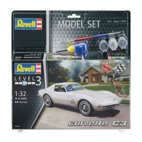 Revell 67684 Model Set Corvette C3 In Kit di Montaggio