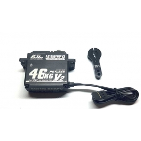 SERVO  BRUSHLESS RACING RS bY AGF 46KG POTLESS WATERPROOF