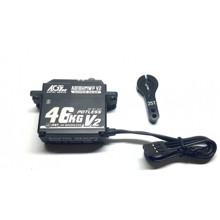 SERVO  BRUSHLESS RACING RS bY AGF 46KG POTLESS WATERPROOF