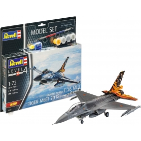 Revell 63860 Model Set F-16 Mlu 31 Sqn. Kleine Brogel In Kit di Montaggio