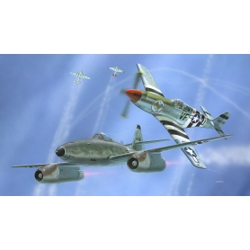 Revell 63711 Messerschmitt Me262 & P-51B Mustang Combat Set - Model Set